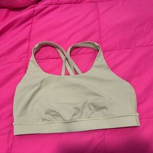 Lululemon Athletica Beige Strappy Sports Bra